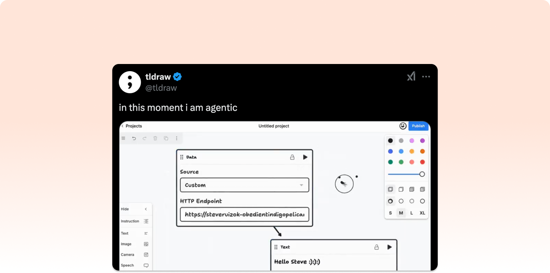 tldraw Integration